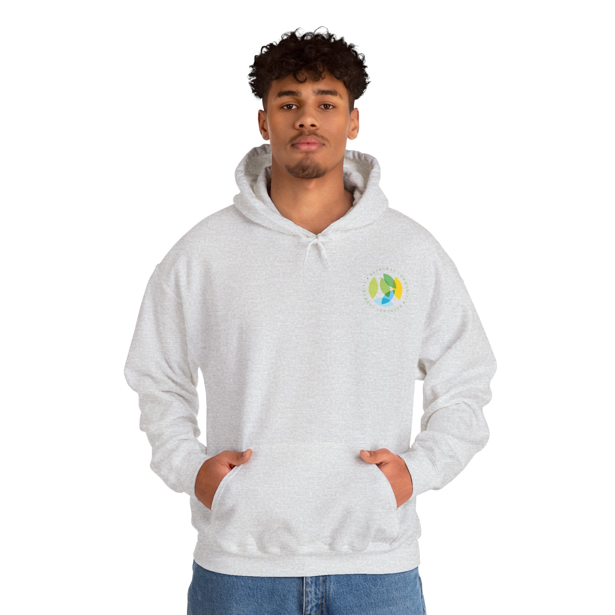Serving New Yorkers Ash Hoodie - Broadway Community Collection